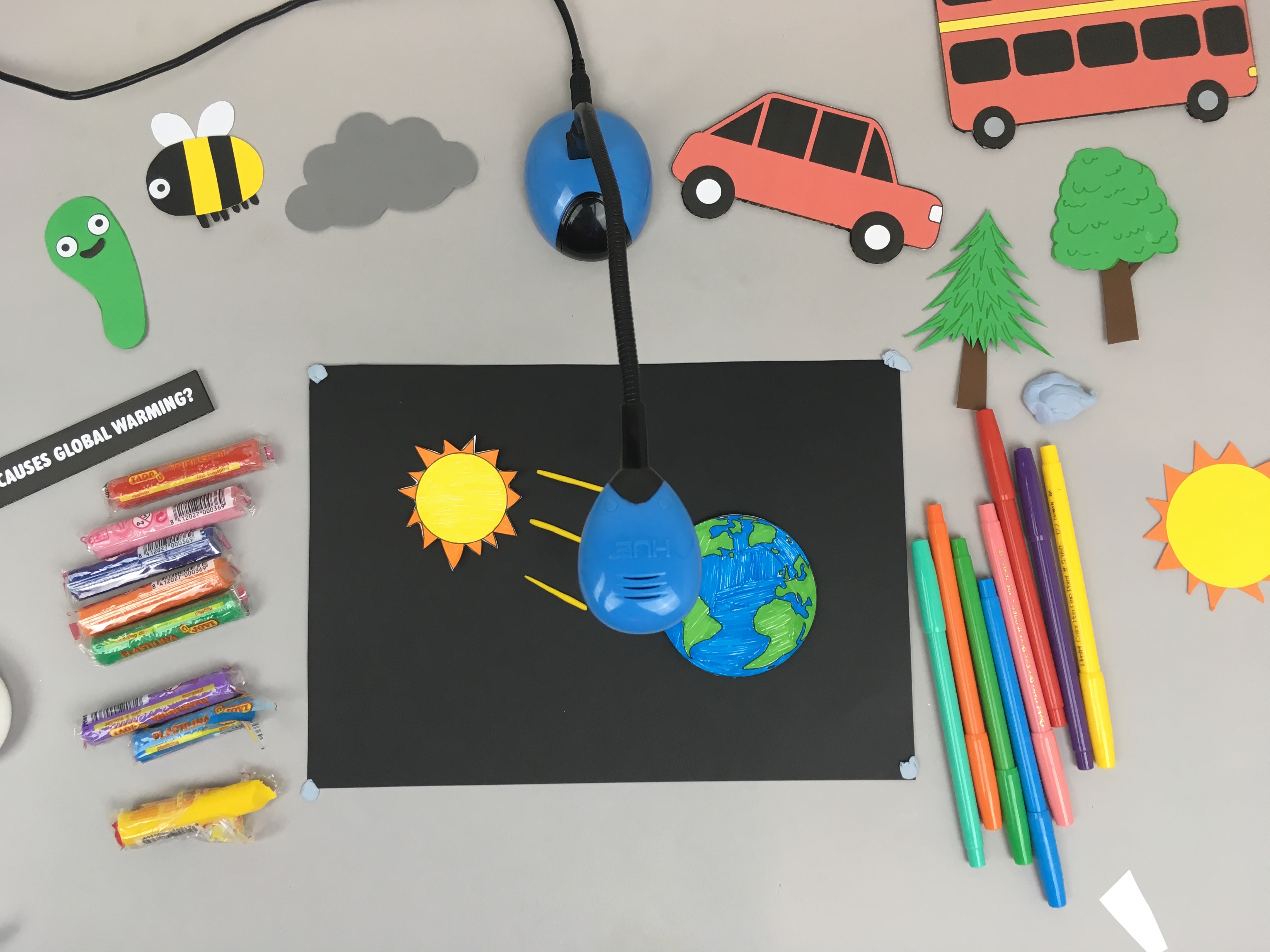 HUE Global Warming animation recording