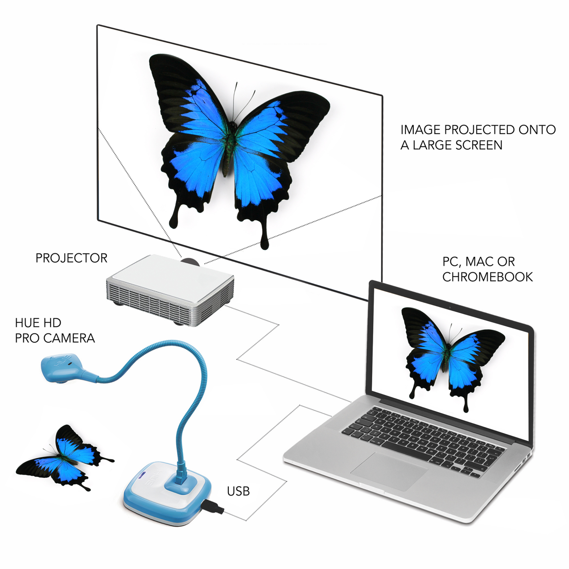 Caméra Hue HD Pro pour Enseignants - Webcam Visualisateur - Scan 