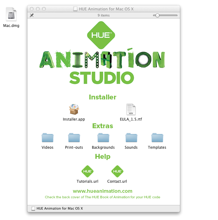 install hue animation for mac