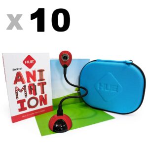 A red HUE Animation Studio kit with a 'x10' above it, showing that the listing is for a bundle of 10 kits